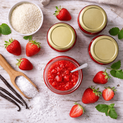 hausgemachte erdbeermarmelade ohne zucker