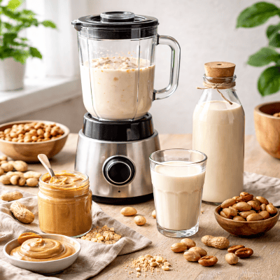 zutaten für erdnussmilch