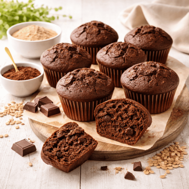 vegane schokomuffins - bestes rezept