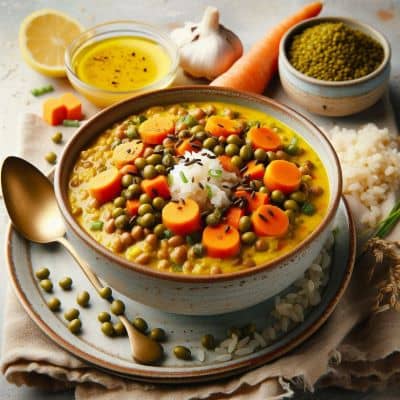 mungbohnen dal - basisch, vegan und glutenfrei
