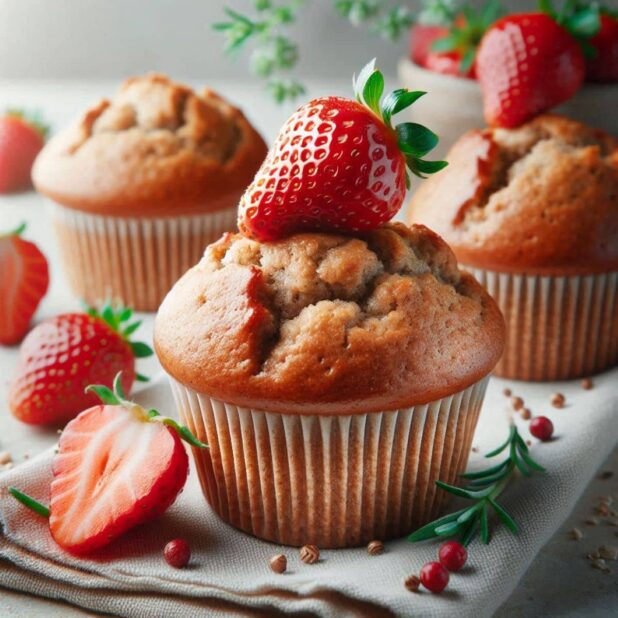 erdbeer muffins - das mega leckere blitzrezept