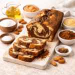 marmorkuchen rezept für kastenform - saftig, einfach und vegan