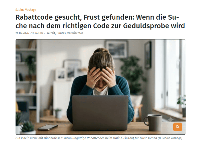 Eine Frau sitzt mit Laptop auf dem Sofa beim Online-Shopping im Pressebericht auf OpenPR